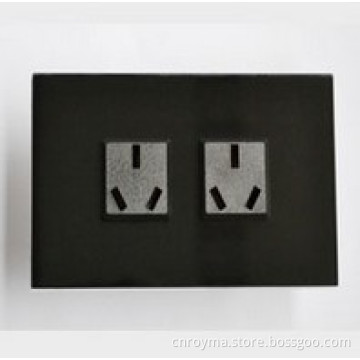 US Standard, Wall sockets,with high quality acrylic super-white panel and ABS fireproofing plastic